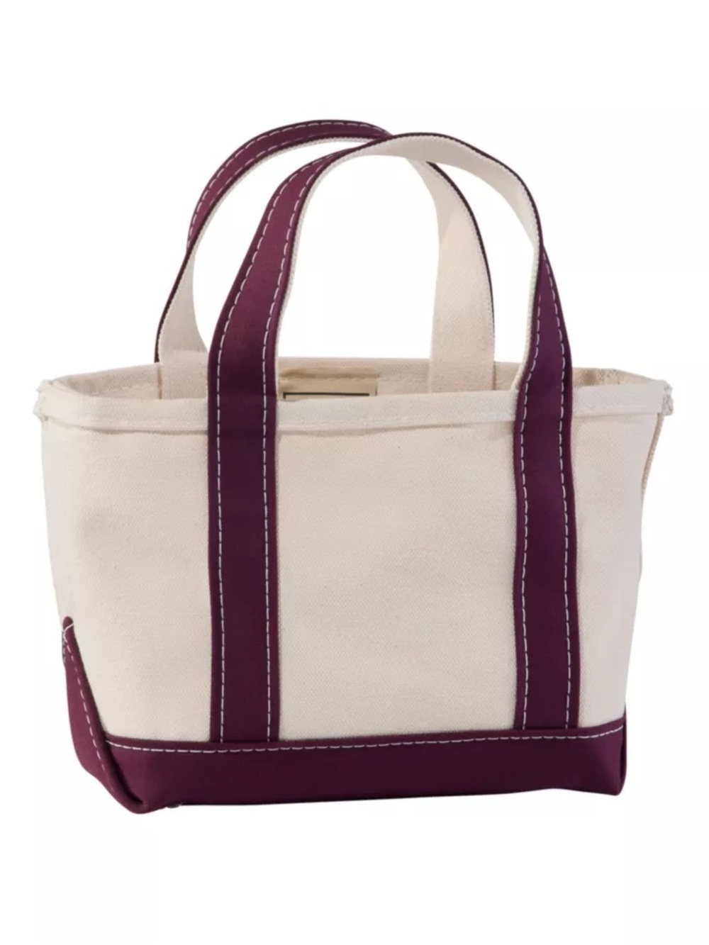 NWT L.L. Bean Boat and Tote mini size tote bag in color Fig